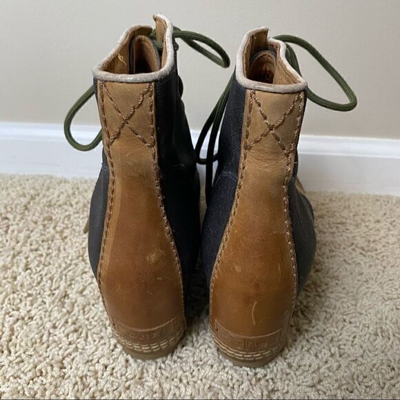 Sorel PDX Wedge Boots Lace Up Lexie Wedge Elk Camel Brown 8.5 - Picture 4 of 6